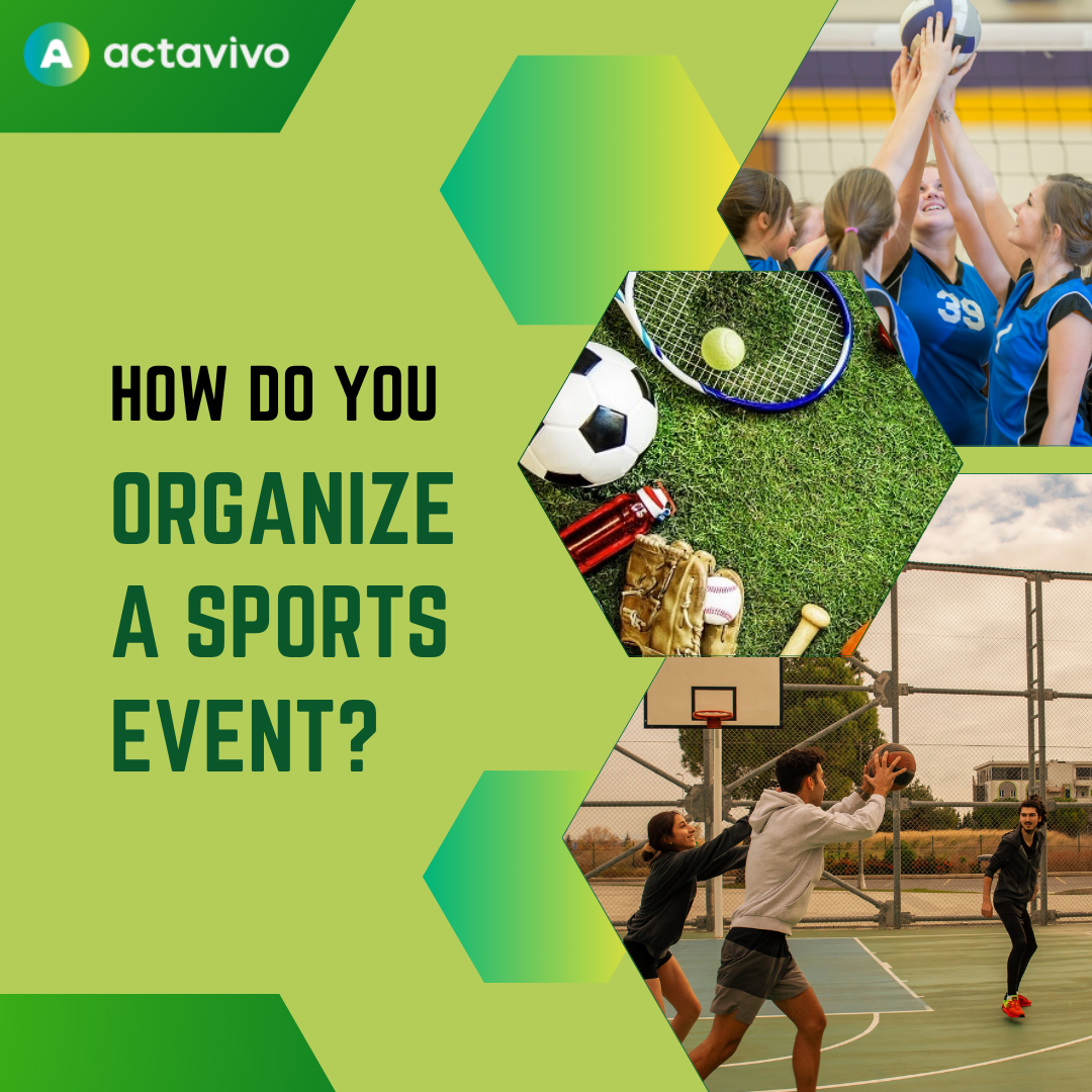 How do you organize a sports event