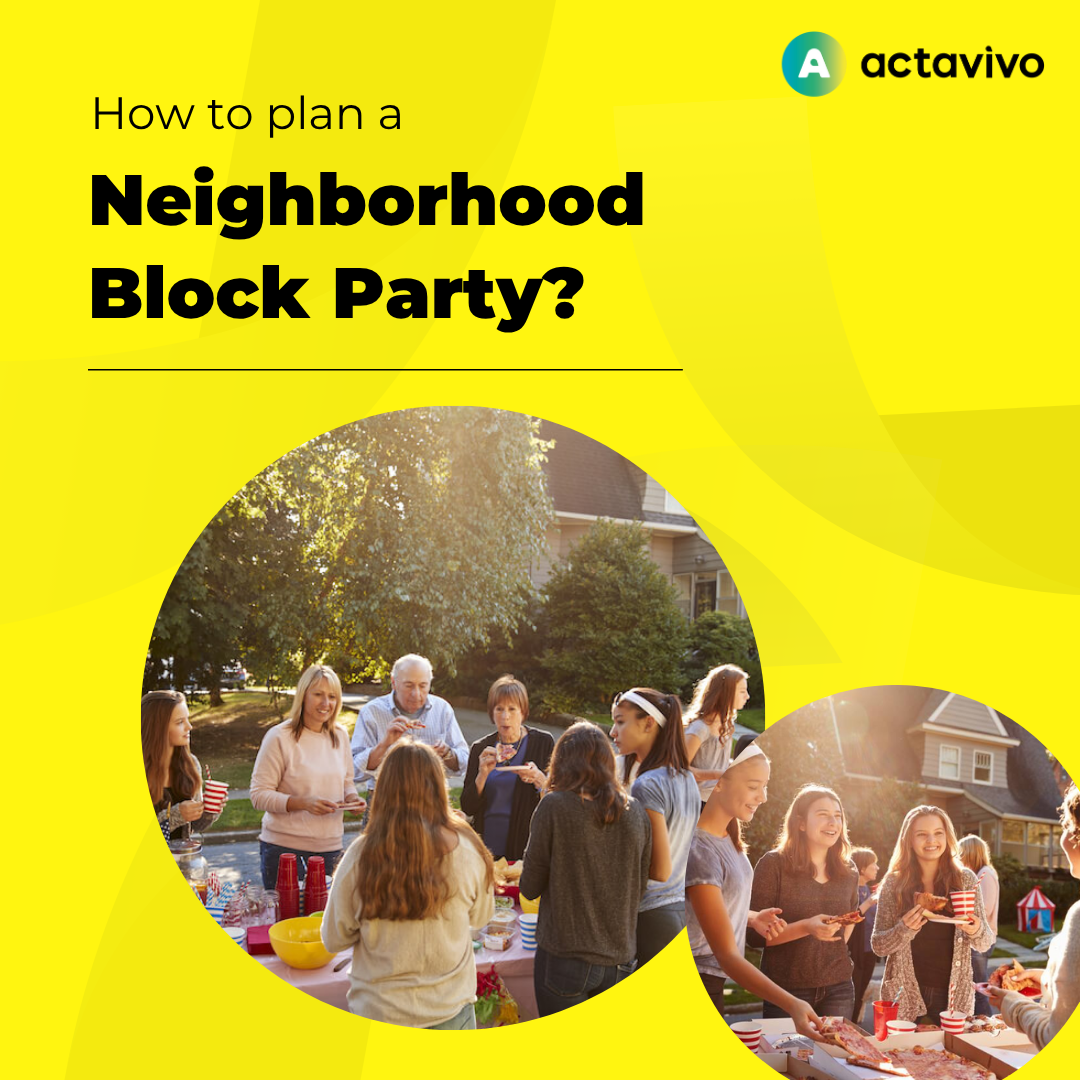 How to plan a neighborhood block party?