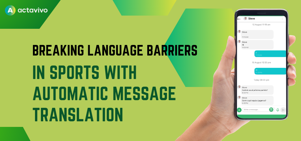 Breaking Language Barriers in Sports with Automatic Message Translation